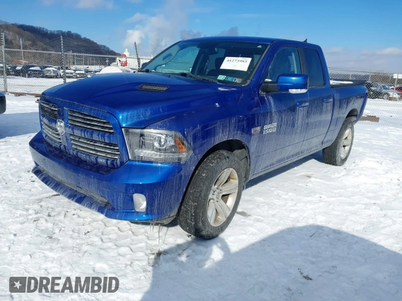 2014 Ram 1500 Sport with VIN 1C6RR7HT3ES362184, listed as a IAAI auction lot 41273983 with 149,833 mi miles and . Bid and sale history available at DreamBid. Image 2.