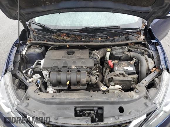 2016 Nissan Sentra SV with VIN 3N1AB7AP6GY273644, listed as a Copart auction lot 46195105 with 226,609 mi miles and Salvage Title. Bid and sale history available at DreamBid. Image 11.