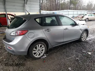 2013 Mazda 3 i Touring with VIN JM1BL1LP1D1831439, listed as a Copart auction lot 48286985 with 107,304 mi miles and Salvage Title. Bid and sale history available at carsss.com. Image 3.