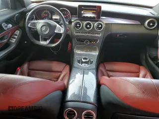 2017 Mercedes-Benz C 300 with VIN 55SWF4JB7HU205892, listed as a Copart auction lot 59607825 with 104,146 mi miles and Salvage title. Bid and sale history available at DreamBid. Image 8.