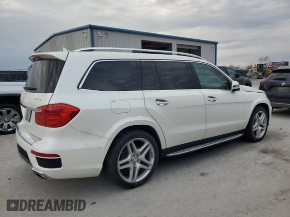 2013 Mercedes-Benz GL-Class GL 550 with VIN 4JGDF7DEXDA262716, listed as a Copart auction lot 46491745 with 168,007 mi miles and Salvage Title. Bid and sale history available at carsss.com. Image 3.