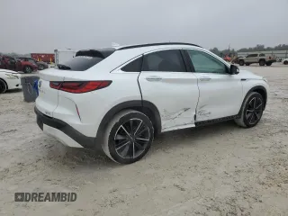 2023 Infiniti QX55 Essential z VIN 3PCAJ5KR6PF116065, wystawiony jako Copart lot #89245465 z przebiegiem 12 613 mil mil oraz Szkoda całkowita • Salvage title. Historia ofert i sprzedaży dostępna na DreamBid. Obrazek 3.
