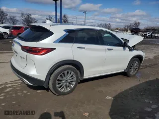 2024 Infiniti QX50 LUXE with VIN 3PCAJ5BB1RF104136, listed as a Copart auction lot 47448215 with 521 mi miles and Salvage Title. Bid and sale history available at carsss.com. Image 3.