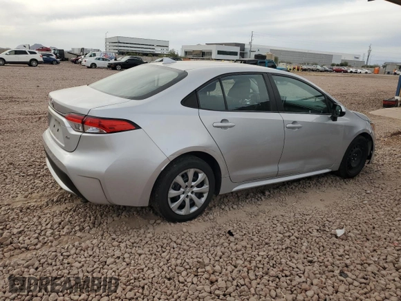 2020 Toyota Corolla LE with VIN 5YFEPRAE7LP018697, listed as a Copart auction lot 48052395 with 144,455 mi miles and Clean Title. Bid and sale history available at carsss.com. Image 3.