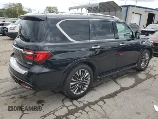 2019 Infiniti QX80 LUXE with VIN JN8AZ2ND6K9850428, listed as a Copart auction lot 71494304 with 60,426 mi miles and Salvage Title. Bid and sale history available at carsss.com. Image 3.