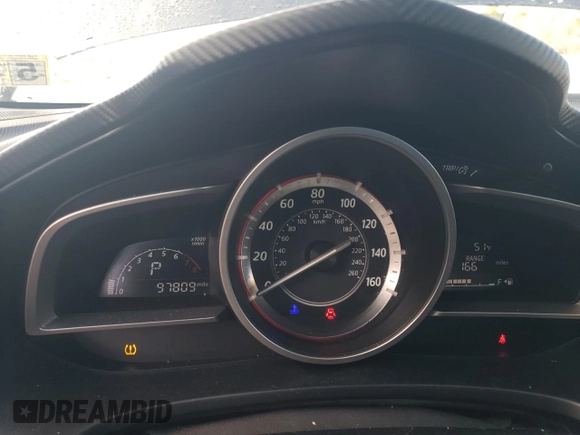 2016 Mazda Mazda3 i Grand Touring with VIN 3MZBM1X76GM266780, listed as a Copart auction lot 49649445 with 97,809 mi miles and Salvage Title. Bid and sale history available at carsss.com. Image 9.
