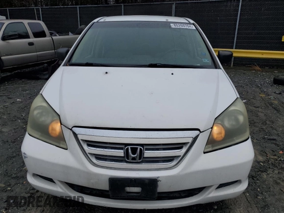 2008 Honda Odyssey LX with VIN 5FNRL38258B108357, listed as a Copart auction lot 43542245 with 214,319 mi miles and Non Repairable. Bid and sale history available at carsss.com. Image 5.