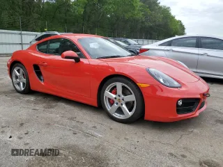 2016 Porsche Cayman S with VIN WP0AB2A80GK185261, listed as a Copart auction lot 52135744 with 80,607 mi miles and . Bid and sale history available at DreamBid. Image 4.