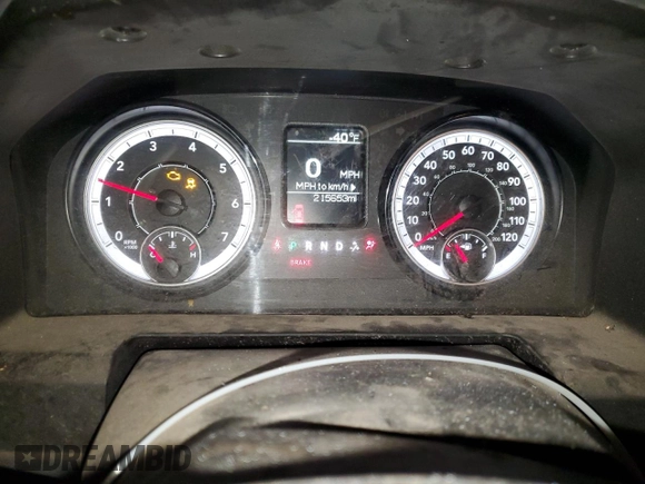 2016 Ram 1500 Tradesman with VIN 3C6JR6DG9GG261905, listed as a Copart auction lot 41376765 with 215,653 mi miles and Non repairable. Bid and sale history available at DreamBid. Image 9.