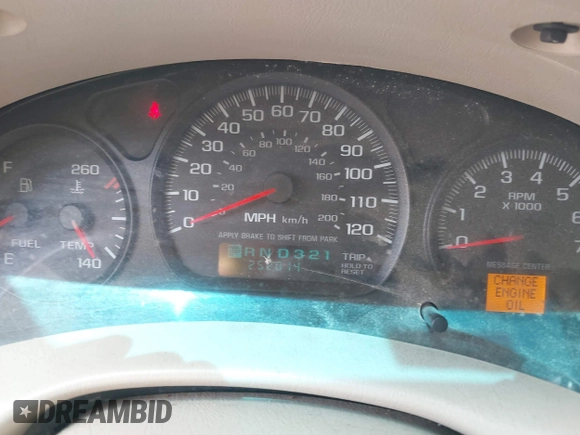 2003 Chevrolet Impala LS z VIN 2G1WH52K439204544, wystawiony jako IAAI lot #41930671 z przebiegiem 252 014 mil mil oraz . Historia ofert i sprzedaży dostępna na DreamBid. Obrazek 7.