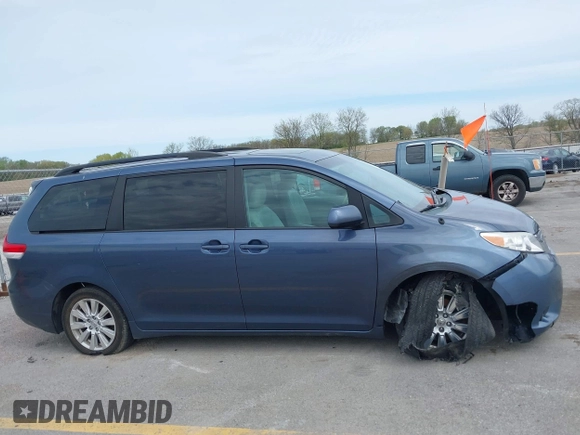 2014 Toyota Sienna Limited with VIN 5TDDK3DC5ES077601, listed as a IAAI auction lot 42163071 with 168,000 mi miles and . Bid and sale history available at DreamBid. Image 13.