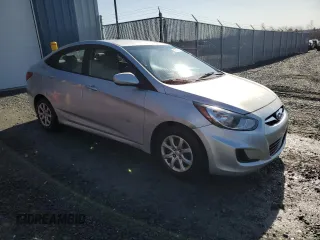 2013 Hyundai Accent GLS with VIN KMHCT4AE4DU440657, listed as a Copart auction lot 52875675 with 370,593 mi miles and Clean Title. Bid and sale history available at carsss.com. Image 4.