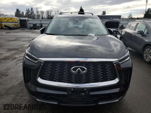 2023 Infiniti QX60 Sensory with VIN 5N1DL1GSXPC353226, listed as a Copart auction lot 44150355 with 17,125 mi miles and Salvage title. Bid and sale history available at DreamBid. Image 5.