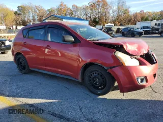 2009 Pontiac Vibe 1SB with VIN 5Y2SP67099Z435329, listed as a Copart auction lot 80291994 with 184,901 mi miles and Salvage title. Bid and sale history available at DreamBid. Image 4.