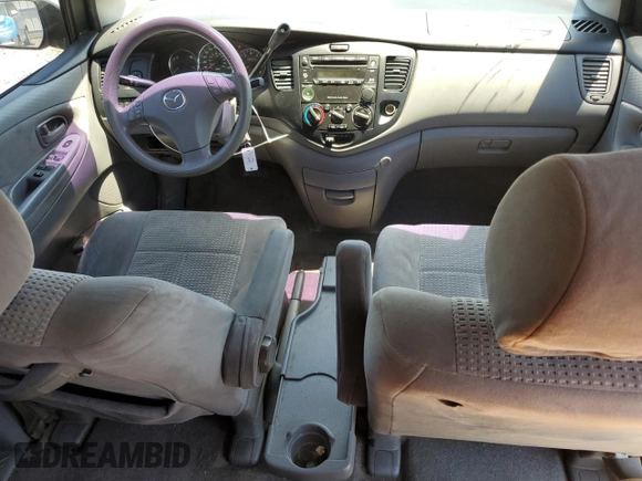 2005 Mazda MPV LX with VIN JM3LW28AX50550048, listed as a Copart auction lot 52915715 with 111,282 mi miles and Salvage title. Bid and sale history available at DreamBid. Image 8.