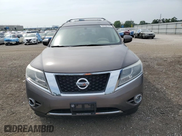 2013 Nissan Pathfinder Platinum with VIN 5N1AR2MM9DC625435, listed as a Copart auction lot 59798145 with 131,209 mi miles and Salvage title. Bid and sale history available at DreamBid. Image 5.