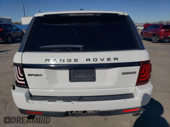 2013 Land Rover Range Rover Sport SC with VIN SALSH2E41DA772749, listed as a Copart auction lot 41518915 with 107,256 mi miles and Salvage Title. Bid and sale history available at carsss.com. Image 6.