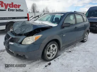 2008 Pontiac Vibe with VIN 5Y2SL65818Z407141, listed as a Copart auction lot 47924395 with 114,944 mi miles and Salvage Title. Bid and sale history available at carsss.com. Image 1.