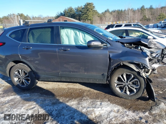 2020 Honda CR-V EX with VIN 5J6RW2H52LA004044, listed as a IAAI auction lot 41460501 with 58,511 mi miles. Bid and sale history available at carsss.com. Image 13.