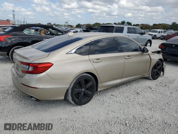 2018 Honda Accord EX-L с VIN 1HGCV3F51JA013212, выставлен на аукционе Copart как лот 53780145 с пробегом 156 907 миль миль и Списание • Salvage title. История ставок и продаж доступна на DreamBid. Изображение 3.