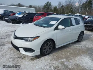 2017 Toyota Corolla iM with VIN JTNKARJE9HJ525578, listed as a IAAI auction lot 41549016 with 66,997 mi miles. Bid and sale history available at carsss.com. Image 2.