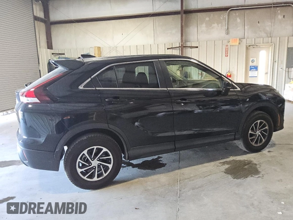 2024 Mitsubishi Eclipse Cross ES with VIN JA4ATUAA7RZ033784, listed as a Copart auction lot 80210054 with 12,444 mi miles and Clean title. Bid and sale history available at DreamBid. Image 3.