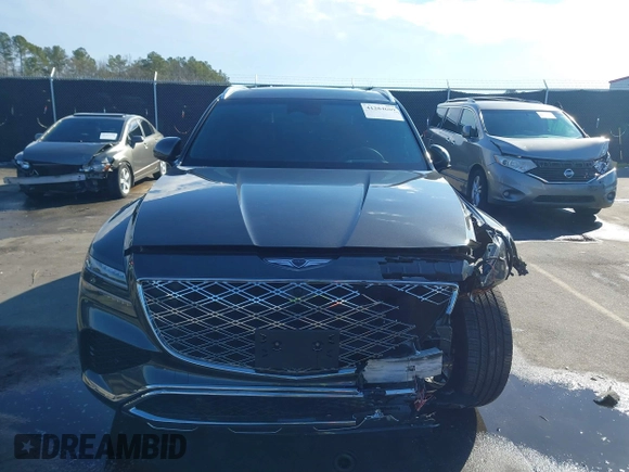2025 Genesis GV80 Prestige with VIN KMUHEESC9SU247860, listed as a IAAI auction lot 41384609 with 1,819 mi miles and . Bid and sale history available at DreamBid. Image 12.