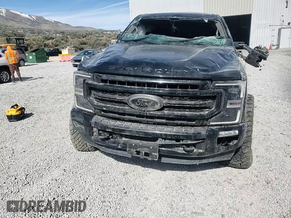 2020 Ford F-250 XL with VIN 1FT7W2BT5LEE60214, listed as a Copart auction lot 52217005 with Not provided miles and Salvage title. Bid and sale history available at DreamBid. Image 12.