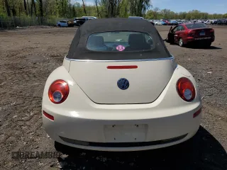 2006 Volkswagen Beetle z VIN 3VWPG31Y96M318878, wystawiony jako Copart lot #55155785 z przebiegiem 76 606 mil mil oraz Szkoda całkowita • Salvage title. Historia ofert i sprzedaży dostępna na DreamBid. Obrazek 6.