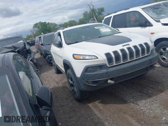 2018 Jeep Cherokee Trailhawk with VIN 1C4PJMBX3JD548761, listed as a IAAI auction lot 42107376 with 148,525 mi miles and . Bid and sale history available at DreamBid. Image 1.
