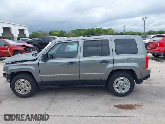 2014 Jeep Patriot Sport with VIN 1C4NJPBA7ED529723, listed as a IAAI auction lot 41971183 with 91,737 mi miles. Bid and sale history available at carsss.com. Image 15.