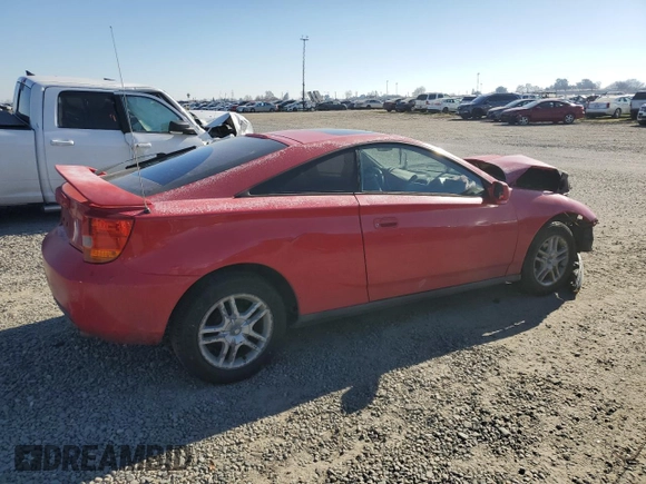 2000 Toyota Celica GT with VIN JTDDR32T5Y0005092, listed as a Copart auction lot 42153485 with 236,022 mi miles and Salvage Title. Bid and sale history available at carsss.com. Image 3.