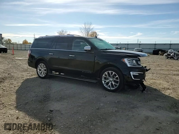 2018 Ford Expedition Max Platinum with VIN 1FMJK1MT7JEA07214, listed as a Copart auction lot 76308414 with 185,411 mi miles and Non repairable. Bid and sale history available at DreamBid. Image 11.
