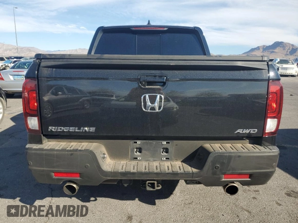 2023 Honda Ridgeline Black Edition with VIN 5FPYK3F81PB012950, listed as a Copart auction lot 48932835 with 26,269 mi miles and Salvage title. Bid and sale history available at DreamBid. Image 6.