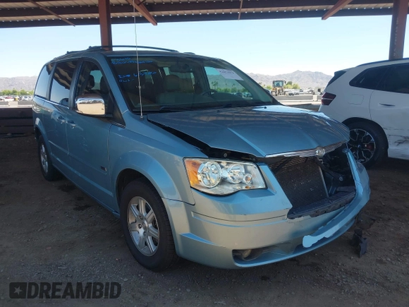 2008 Chrysler Town & Country Touring with VIN 2A8HR54P08R709647, listed as a IAAI auction lot 42452979 with 188,757 mi miles and . Bid and sale history available at DreamBid. Image 1.