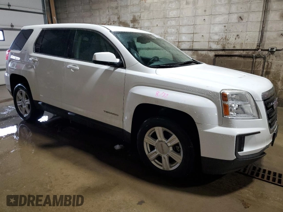 2016 GMC Terrain SLE with VIN 2GKFLSEK3G6129105, listed as a Copart auction lot 47785165 with 86,904 mi miles and Salvage Title. Bid and sale history available at DreamBid. Image 4.