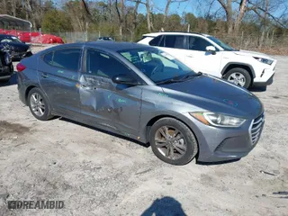 2017 Hyundai Elantra Value Edition with VIN KMHD84LFXHU262996, listed as a IAAI auction lot 41641905 with 100,263 mi miles. Bid and sale history available at carsss.com. Image 1.