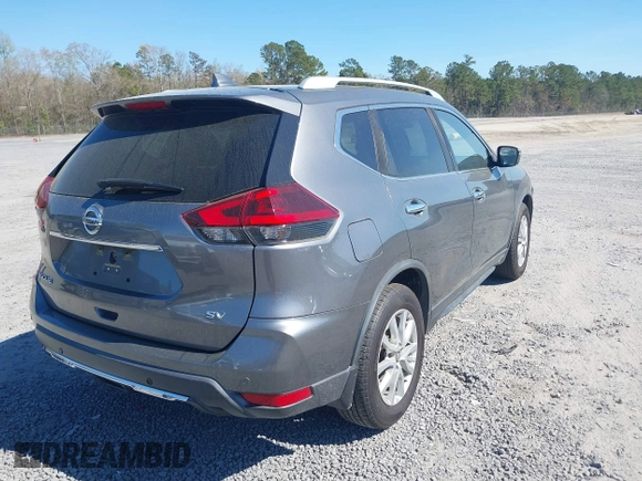 2019 Nissan Rogue SV with VIN KNMAT2MT5KP554947, listed as a IAAI auction lot 41894855 with 192,655 mi miles. Bid and sale history available at carsss.com. Image 4.