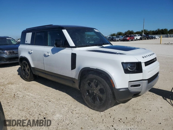 2022 Land Rover Defender SE with VIN SALEPERU1N2100701, listed as a Copart auction lot 80293774 with Not provided miles and Salvage title. Bid and sale history available at DreamBid. Image 4.