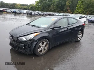 2013 Hyundai Elantra GLS with VIN 5NPDH4AE1DH197023, listed as a Copart auction lot 45961625 with 129,589 mi miles and Salvage title. Bid and sale history available at DreamBid. Image 1.