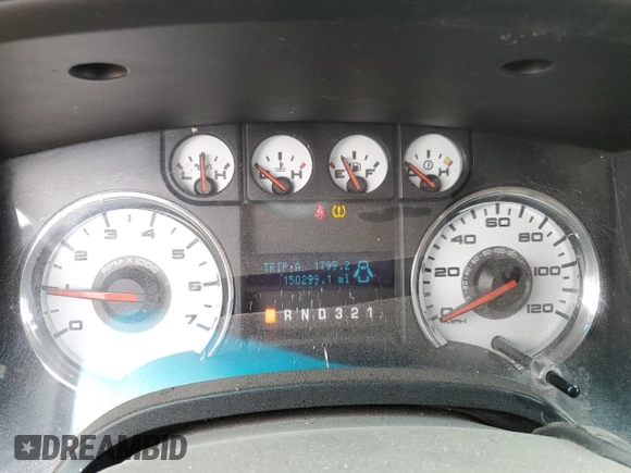 2010 Ford F-150 XL with VIN 1FTEW1E84AFD14774, listed as a Copart auction lot 60530435 with 150,299 mi miles and Salvage title. Bid and sale history available at DreamBid. Image 9.
