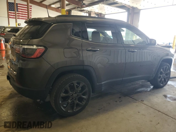 2021 Jeep Compass 80th Anniversary with VIN 3C4NJDEB8MT570616, listed as a Copart auction lot 56180625 with 36,278 mi miles and Salvage title. Bid and sale history available at DreamBid. Image 3.