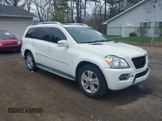 2011 Mercedes-Benz GL-Class GL 450 with VIN 4JGBF7BE0BA730685, listed as a IAAI auction lot 42029019 with 142,190 mi miles. Bid and sale history available at carsss.com. Image 1.
