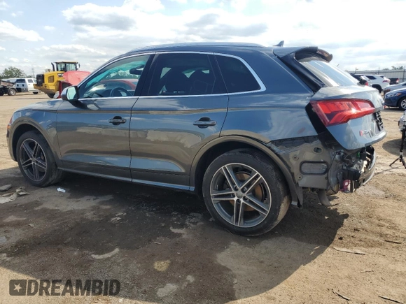 2019 Audi SQ5 Premium Plus with VIN WA1B4AFYXK2027241, listed as a Copart auction lot 72826554 with 70,140 mi miles and Salvage Title. Bid and sale history available at DreamBid. Image 2.