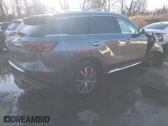 2023 Infiniti QX60 Sensory с VIN 5N1DL1GS4PC332940, выставлен на аукционе IAAI как лот 41585023 с пробегом 32 543 миль миль и . История ставок и продаж доступна на DreamBid. Изображение 4.
