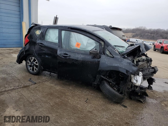 2016 Nissan Note S Plus with VIN 3N1CE2CPXGL408797, listed as a Copart auction lot 44918245 with Not Provided miles and Non Repairable. Bid and sale history available at DreamBid. Image 4.