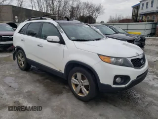 2013 Kia Sorento EX with VIN 5XYKUDA23DG374347, listed as a Copart auction lot 46455275 with 170,013 mi miles and Clean Title. Bid and sale history available at carsss.com. Image 4.