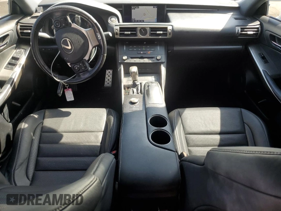 2016 Lexus IS with VIN JTHBE1D26G5026870, listed as a Copart auction lot 48495185 with 86,389 mi miles and Salvage Title. Bid and sale history available at carsss.com. Image 8.