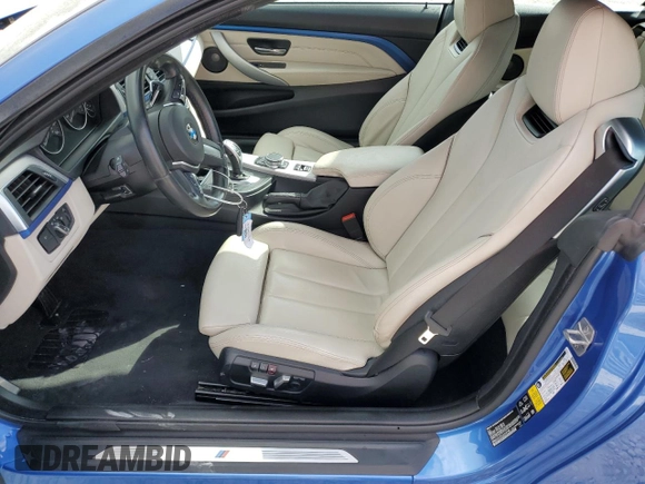 2018 BMW 4 Series 430i xDrive with VIN WBA4Z3C53JEC56749, listed as a Copart auction lot 45543915 with 34,901 mi miles and Salvage Title. Bid and sale history available at DreamBid. Image 7.