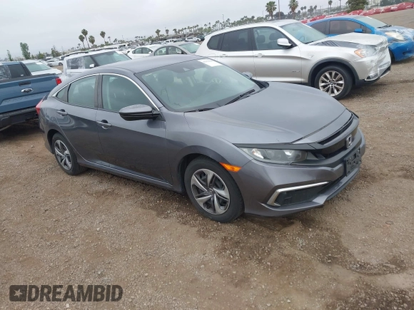 2020 Honda Civic LX with VIN 2HGFC2F63LH567698, listed as a IAAI auction lot 42354886 with 70,977 mi miles and . Bid and sale history available at DreamBid. Image 1.